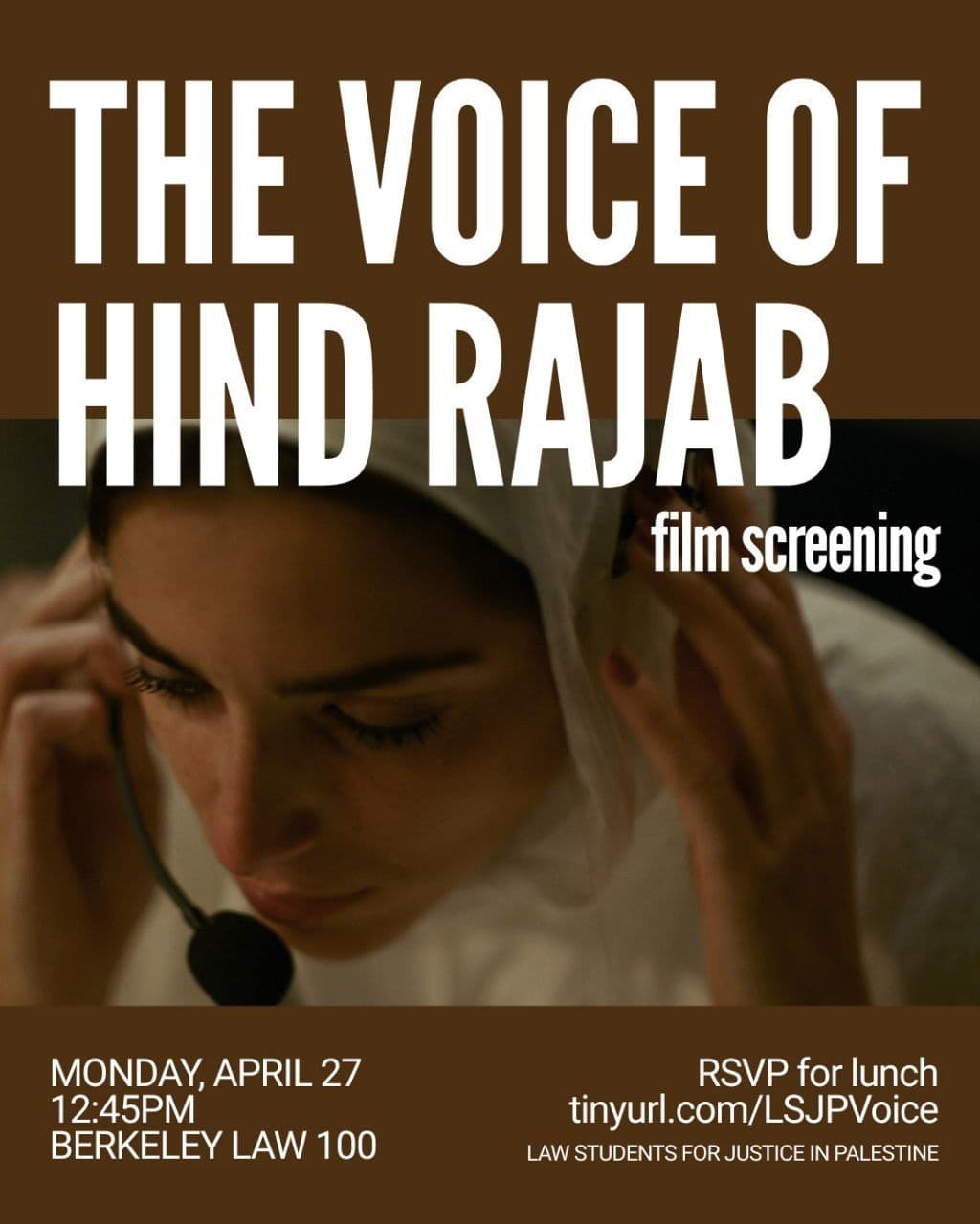 THE VOICE OF HIND RAJAB FILM SCREENING 