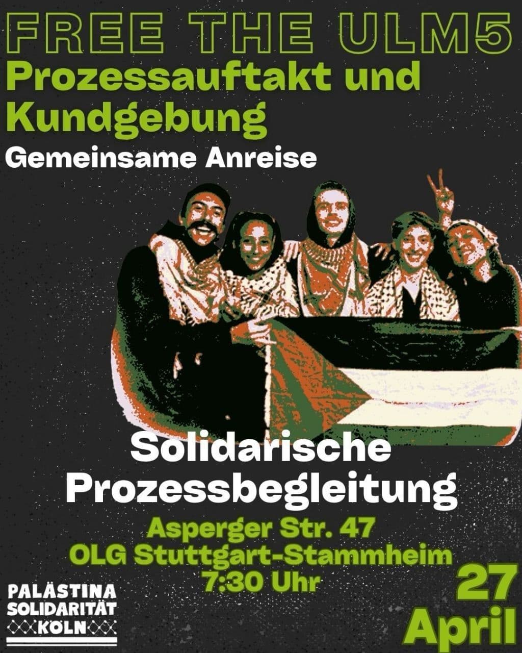 Prozessauftakt und Kundgebung