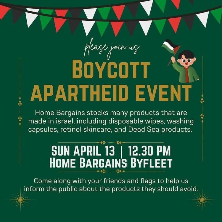 BOYCOTT APARTHEID EVENT
