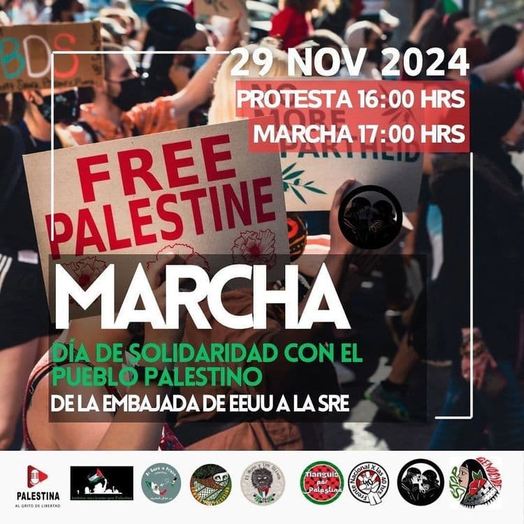 MARCHA DÍA DE SOLIDARIDAD CON EL PUEBLO PALESTINO
