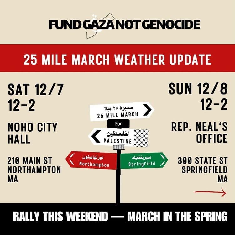 FUND GAZA NOT GENOCIDE (Northampton)