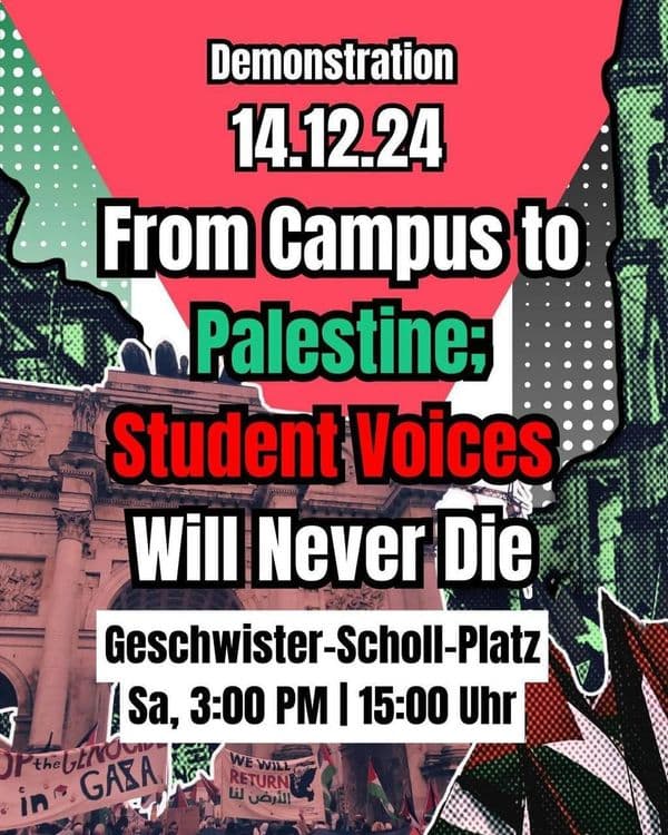 From Campus to Palestine; Student Voices Will Never Die