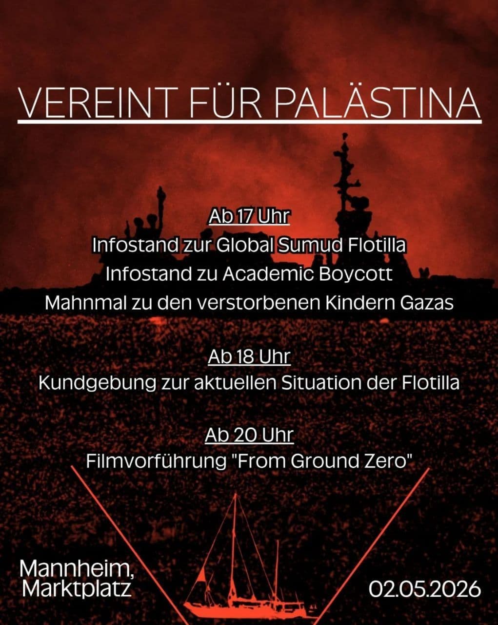 VEREINT FÜR PALÄSTINA