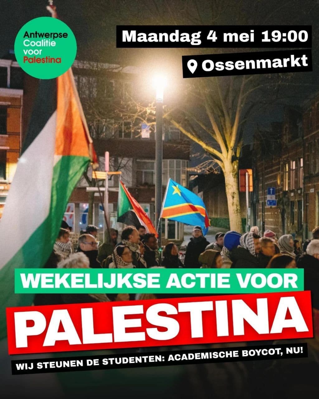 WEKELIJKSE ACTIE VOOR PALESTINA