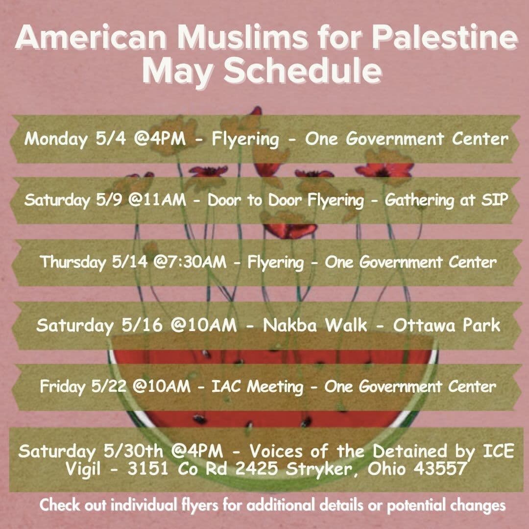 American Muslims for Palestine / 4 May