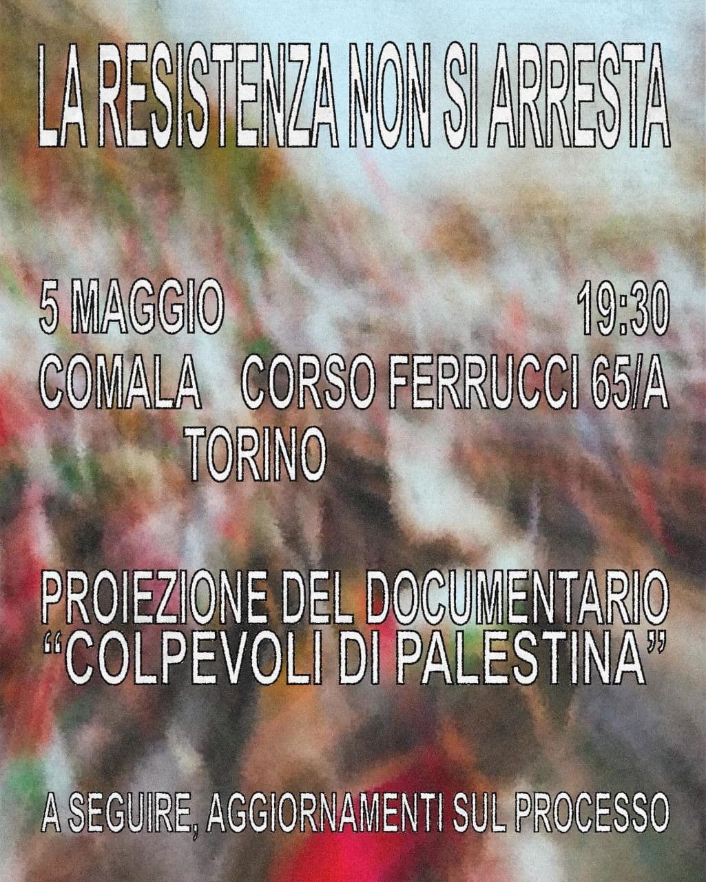LA RESISTENZA NON SI ARRESTA
