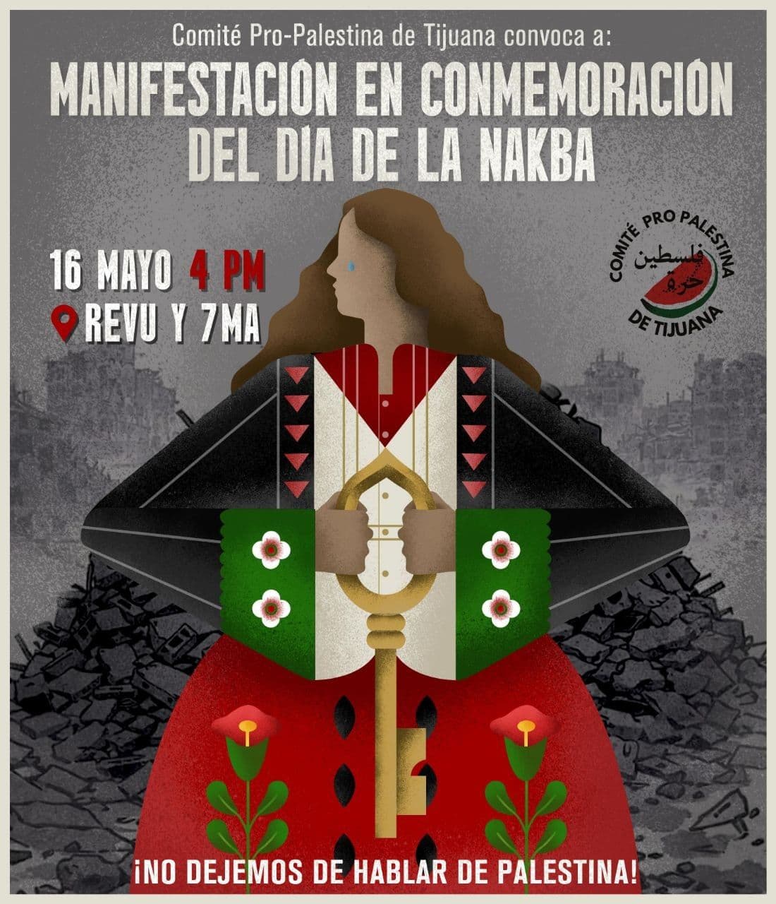 MANIFESTACION EN CONMEMORACION DEL DIA DE LA NAKBA