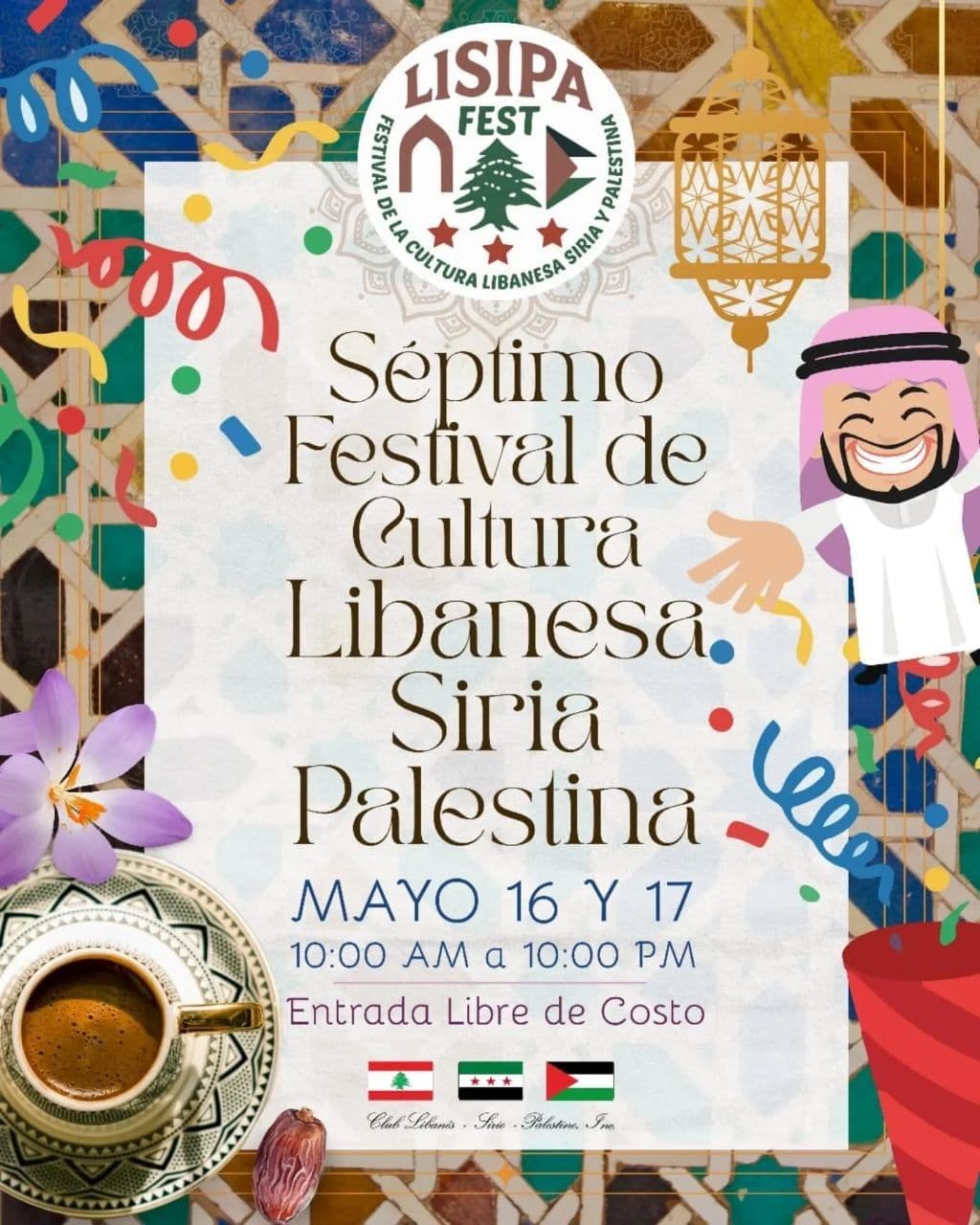 Septimo festival de Cultura Libanesa Siria Palestina