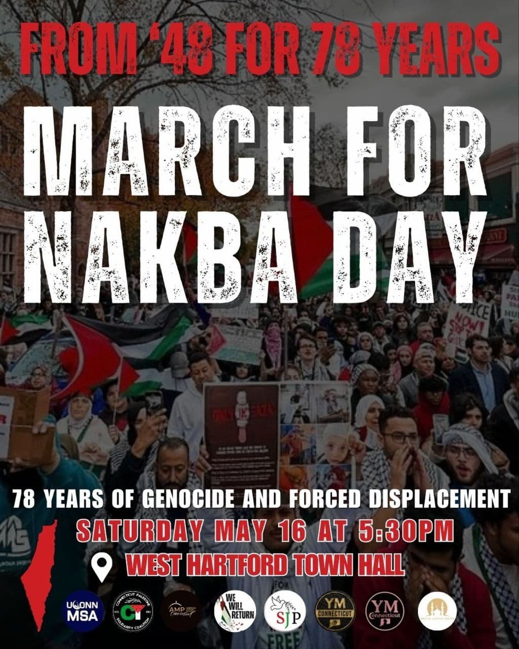 MARCH FOR NAKBA DAY