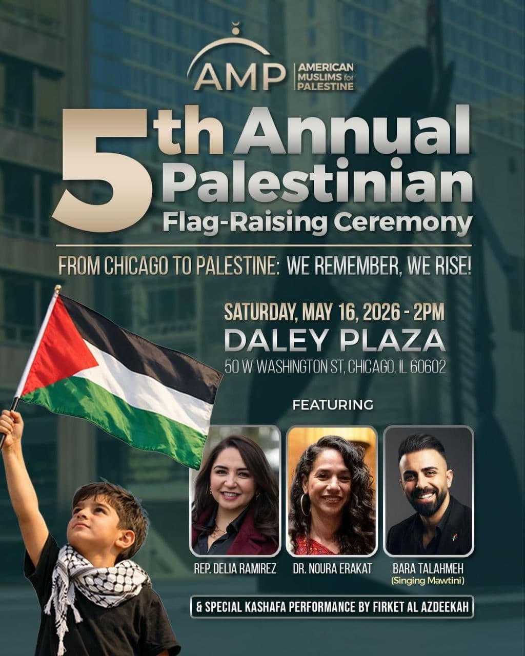 5th Annual Palestinian Flag-Raising Ceremony