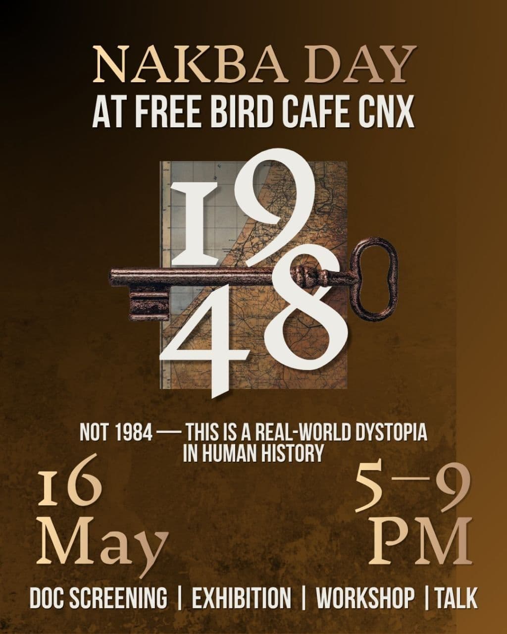 NAKBA DAY AT FREE BIRD CAFE CNX