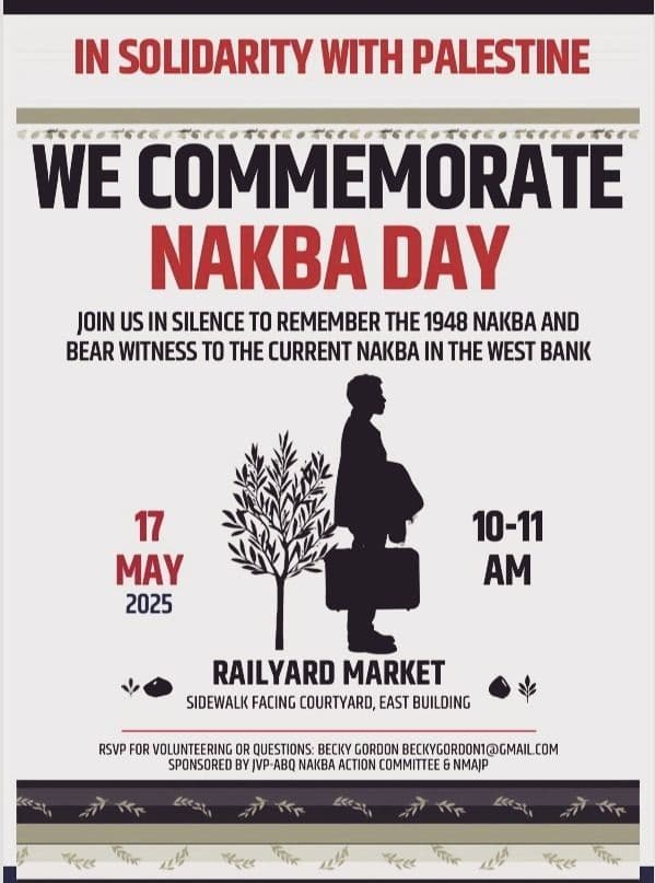 WE COMMEMORATE NAKBA DAY