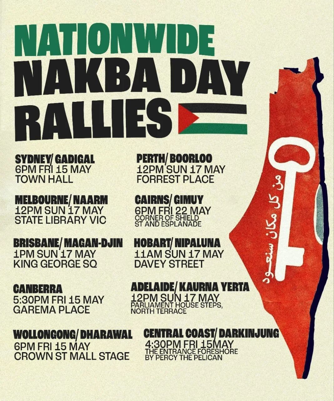 NATIONWIDE NAKBA DAY RALLIES / Sydney