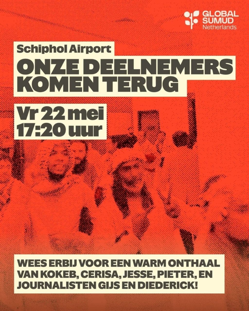 ONZE DEELNEMERS KOMEN TERUG