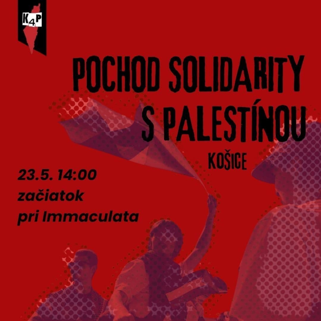 POCHOD SOLIDARITY S PALESTÍNOU