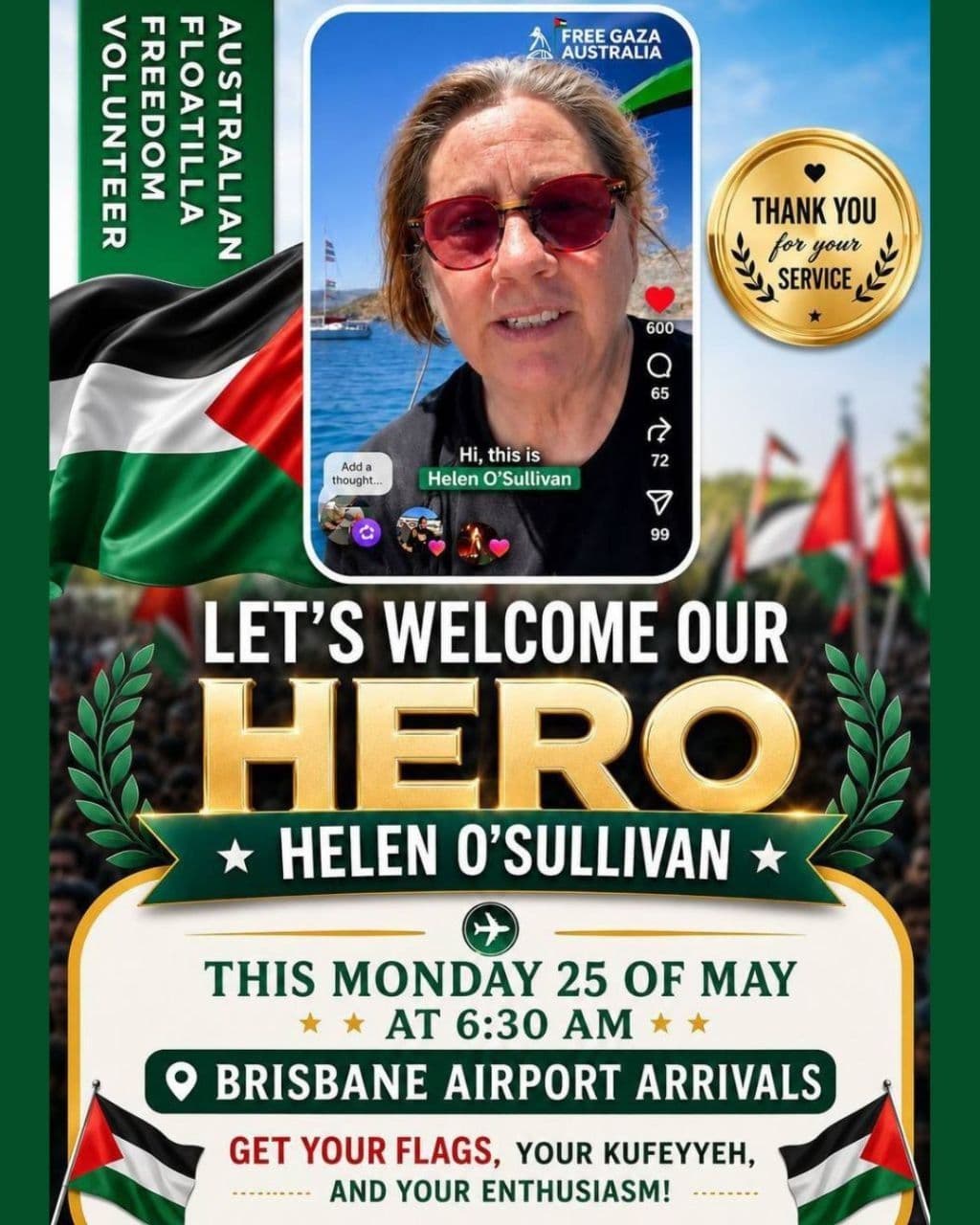 LET'S WELCOME OUR HERO