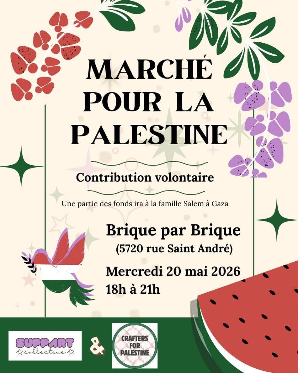 MARCHÉ POUR LA PALESTINE