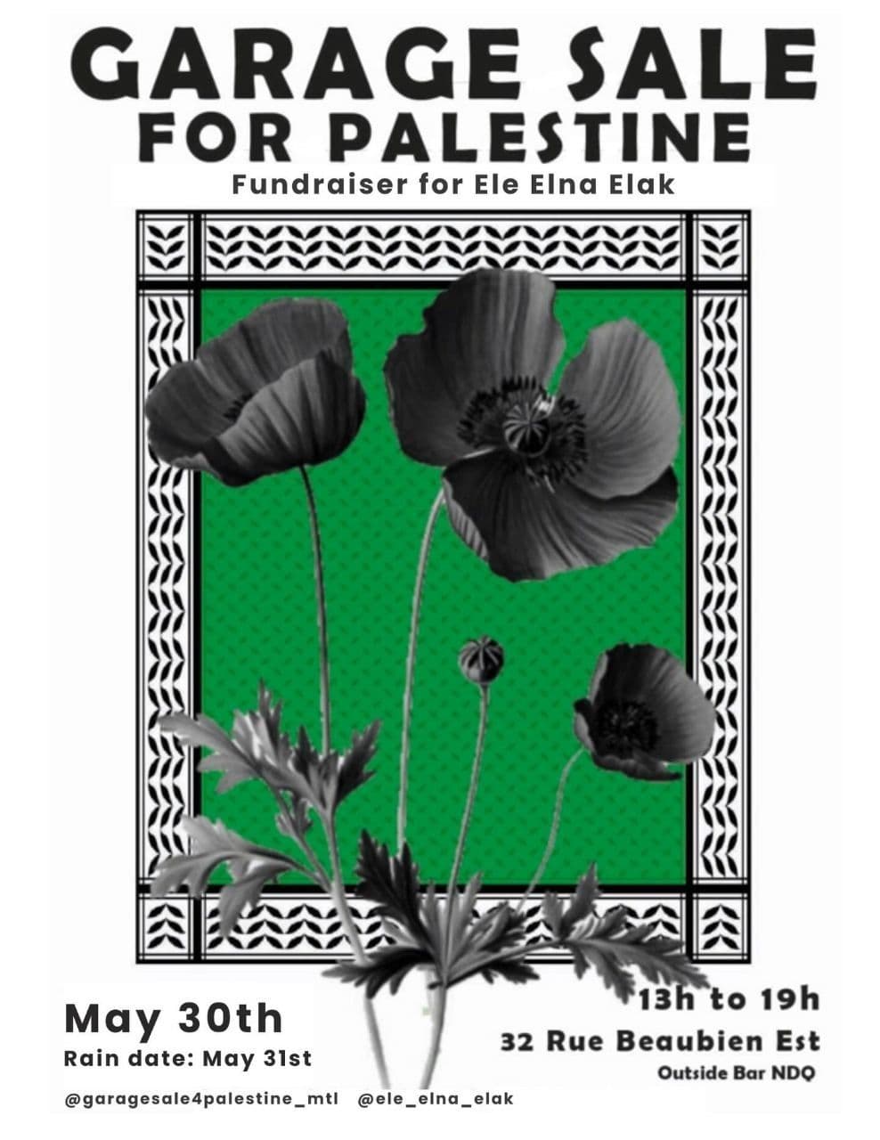 GARAGE SALE FOR PALESTINE
