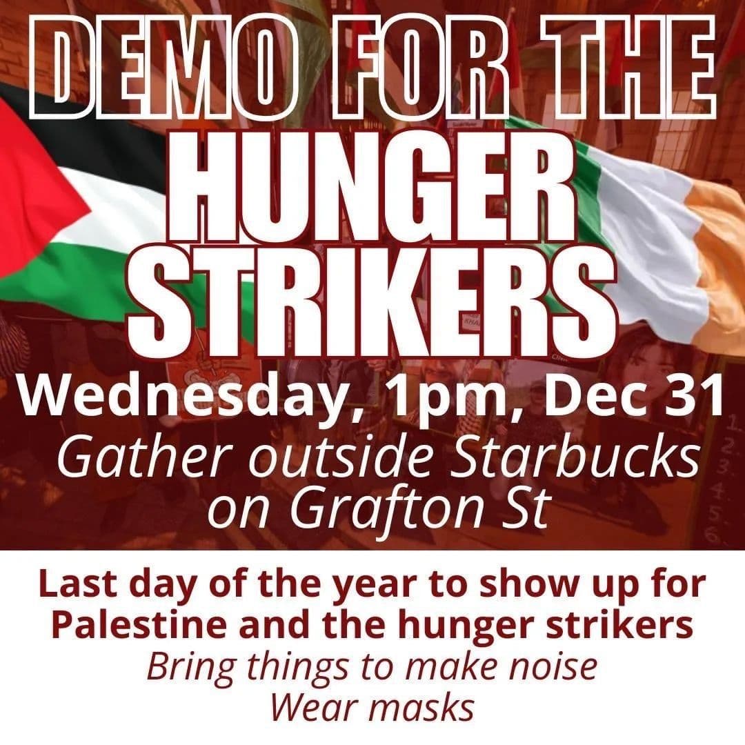DEMO FOR THE HUNGER STRIKERS
