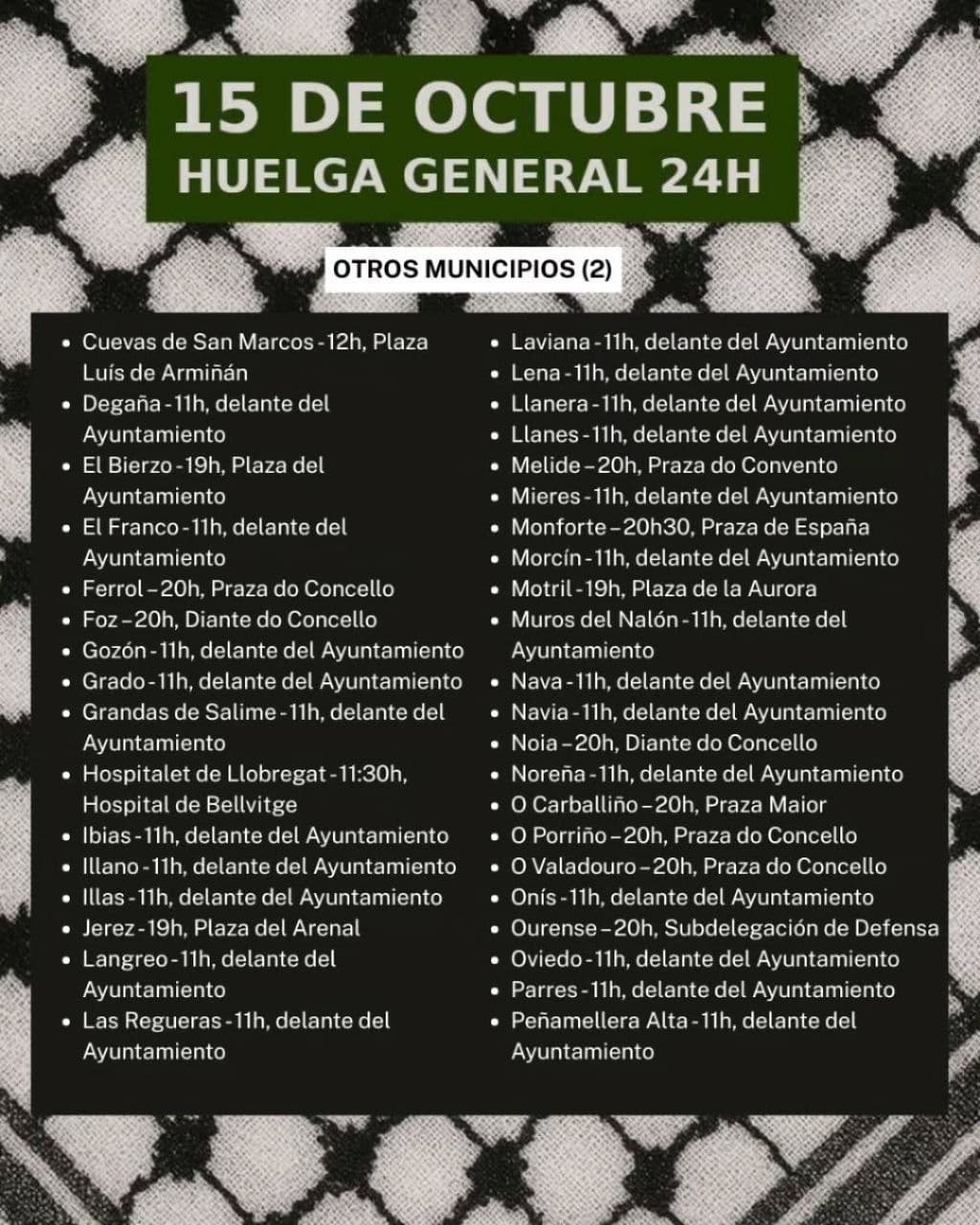 HUELGA GENERAL 24H / Laviana