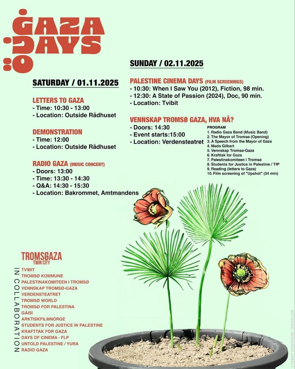 GAZA DAYS / Outside Rådhuset