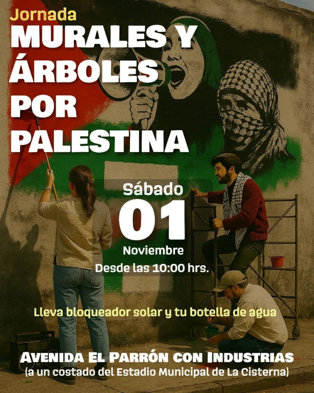 MURALES Y ÁRBOLES POR PALESTINA