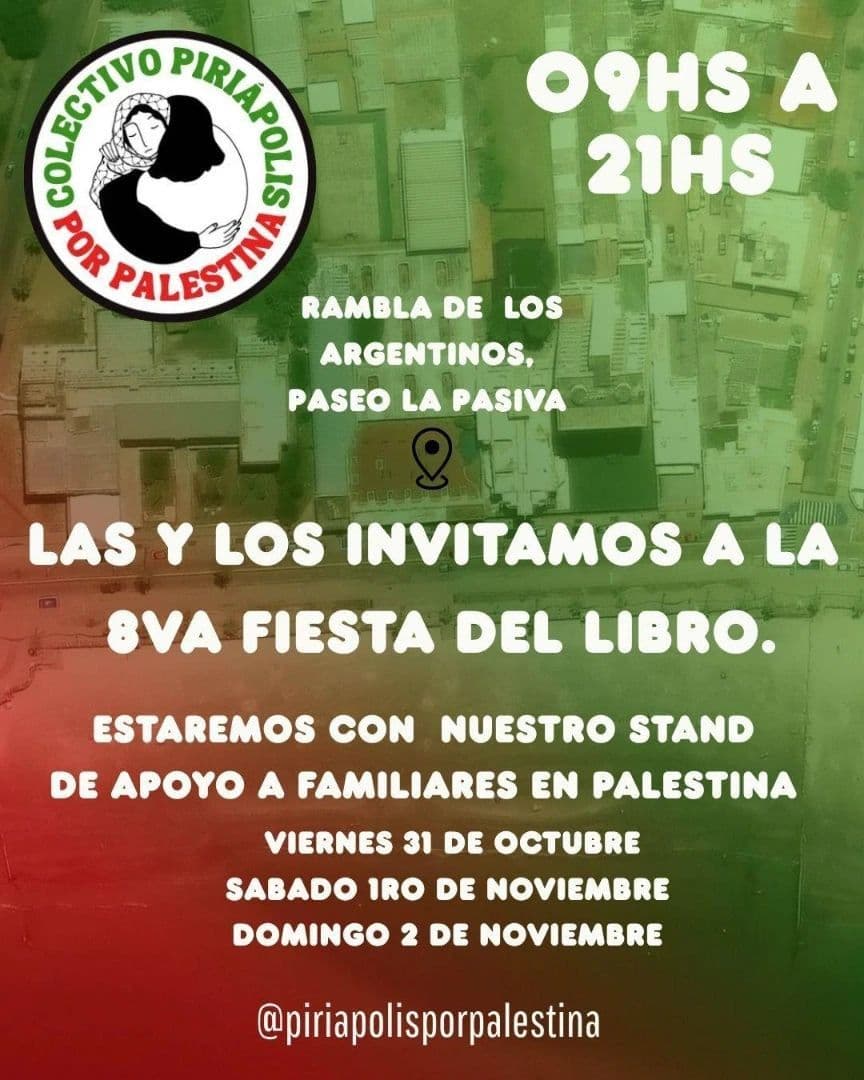 LAS Y LOS INVITAMOS A LA 8VA FIESTA DEL LIBRO.