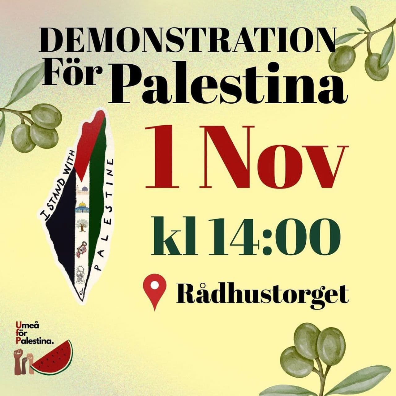 DEMONSTRATION För Palestina