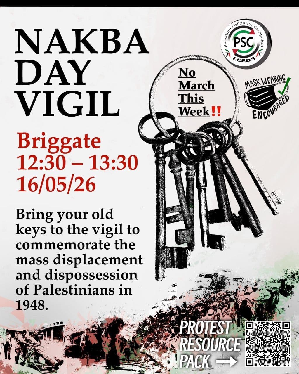 NAKBA DAY VIGIL