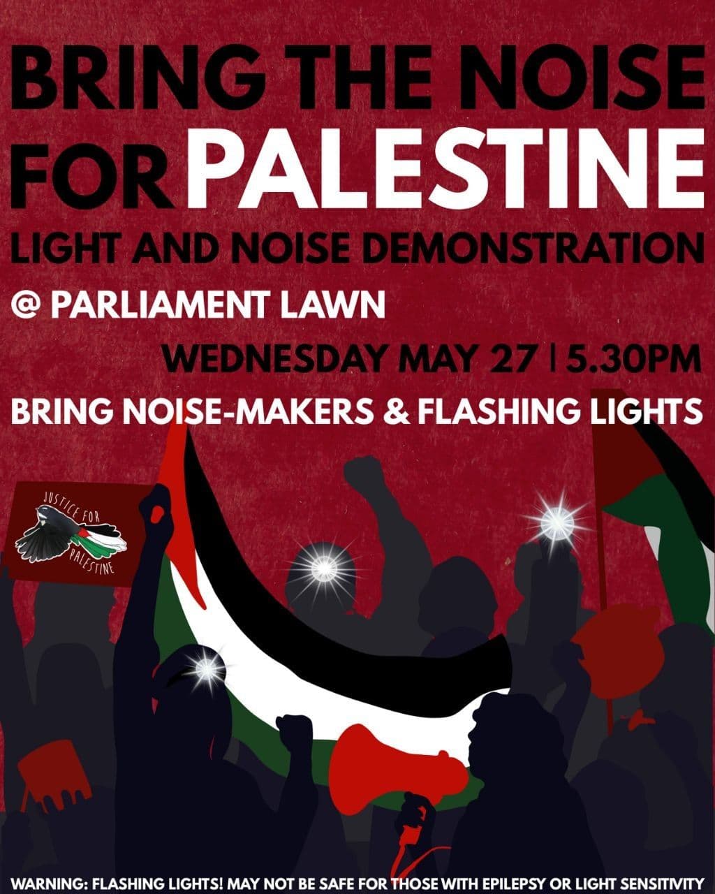 BRING THE NOISE FOR PALESTINE