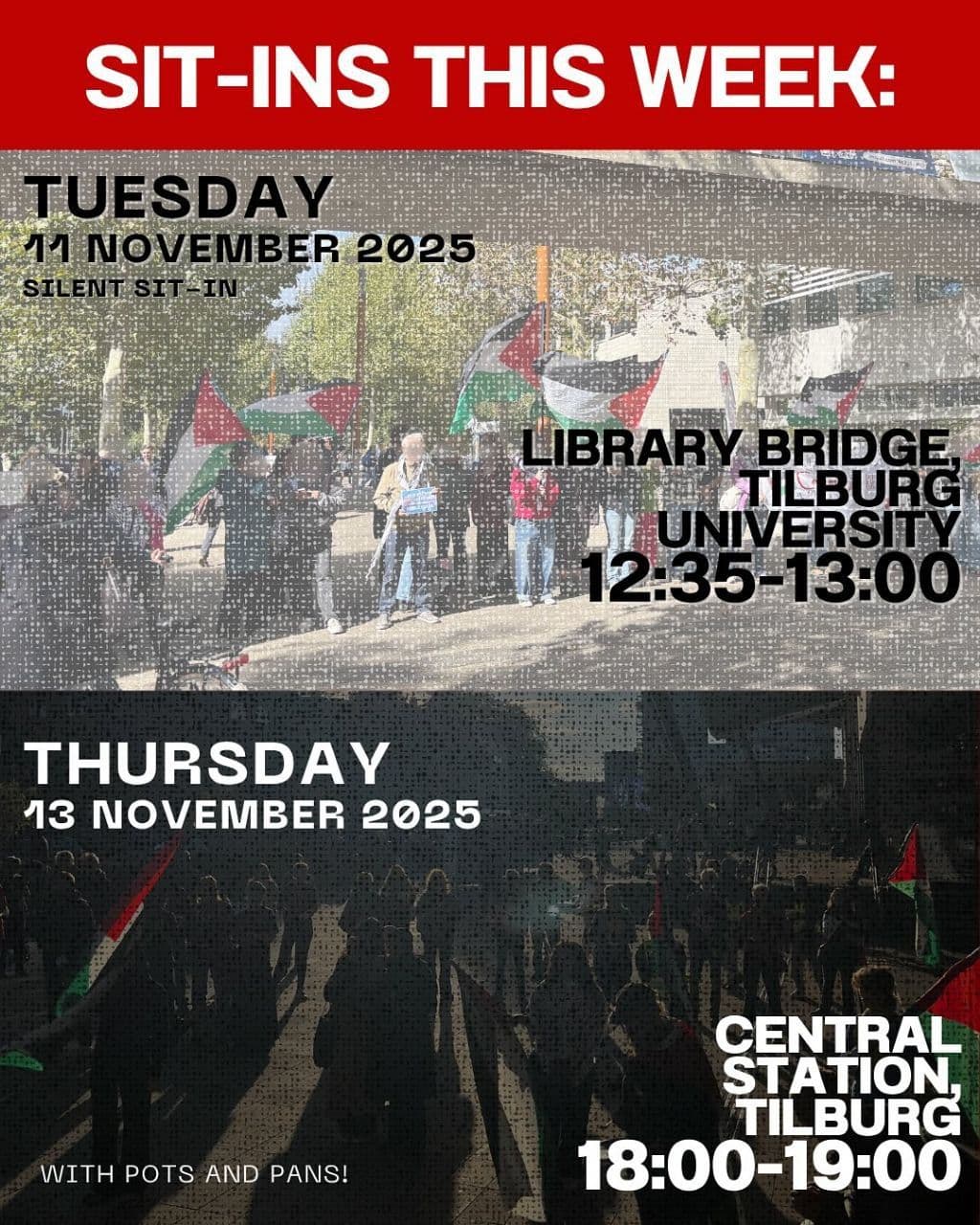 SIT-INS THIS WEEK: CENTRAL STATION, TILBURG