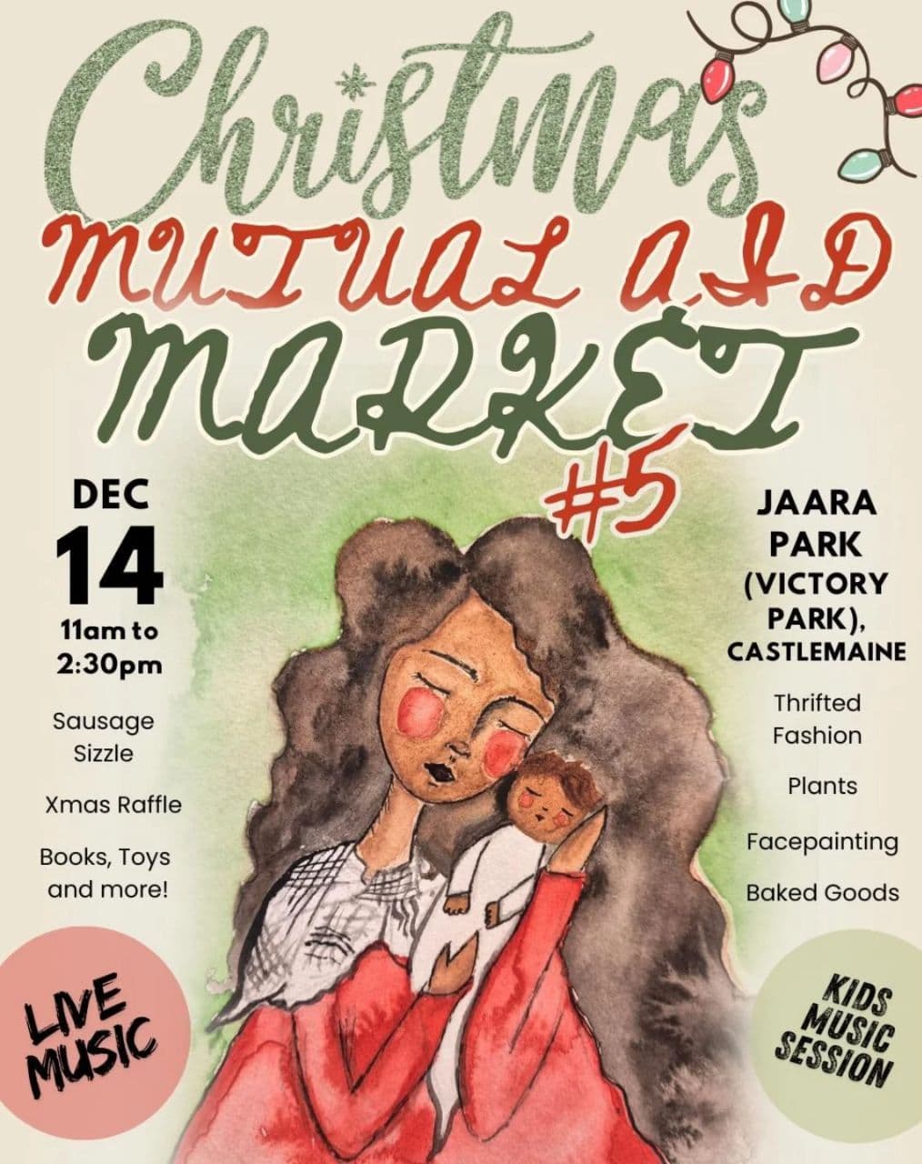 Mutual Aid Christmas Market Central Vic