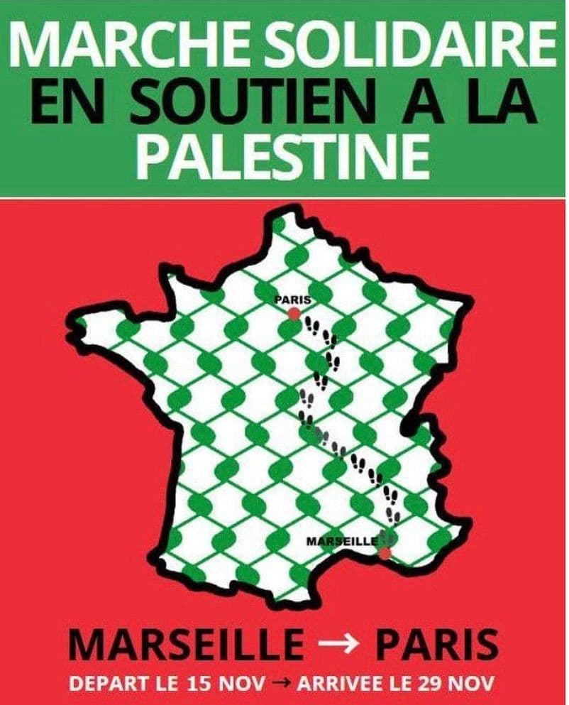 MARCHE SOLIDAIRE EN SOUTIEN A LA PALESTINE