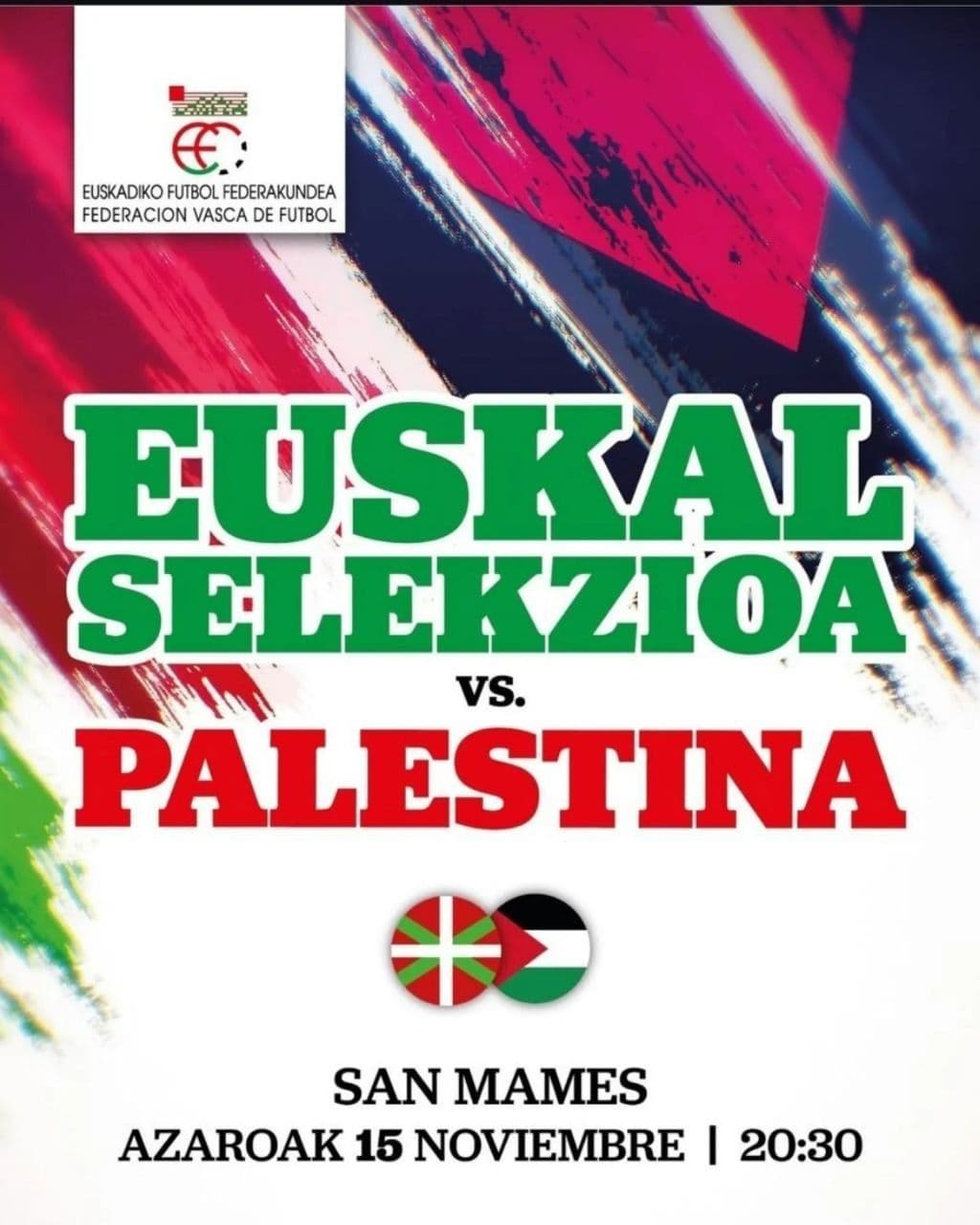 EUSKAL SELEKZIOA VS. PALESTINA