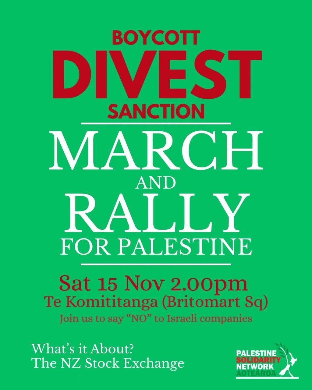 BOYCOTT DIVEST SANCTION