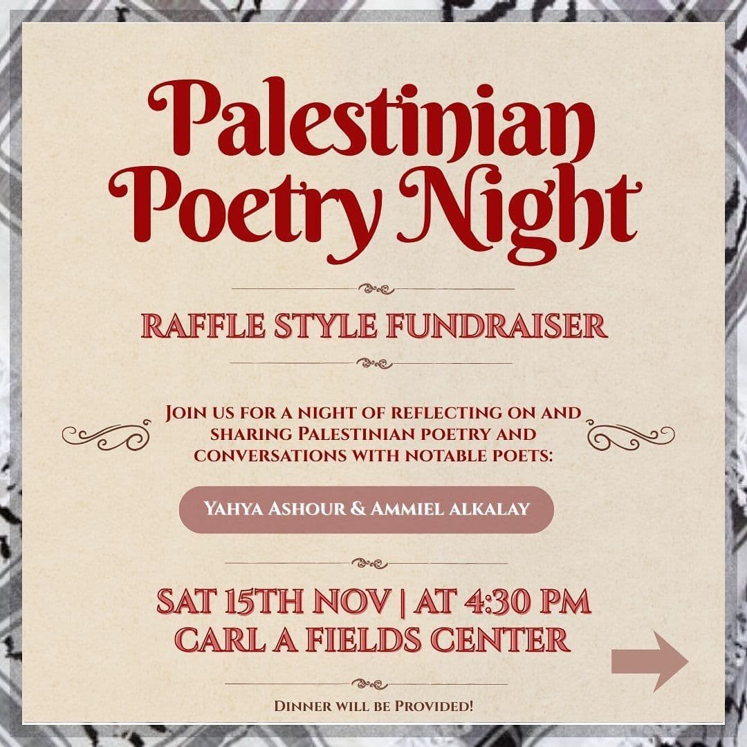 Palestinian Poetry Night