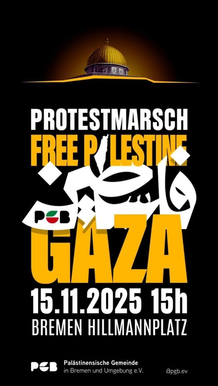 PROTESTMARSCH FREE PAESTINE