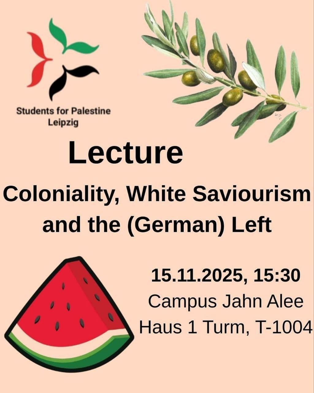 Lecture Coloniality, White Saviourism and the (German) Left