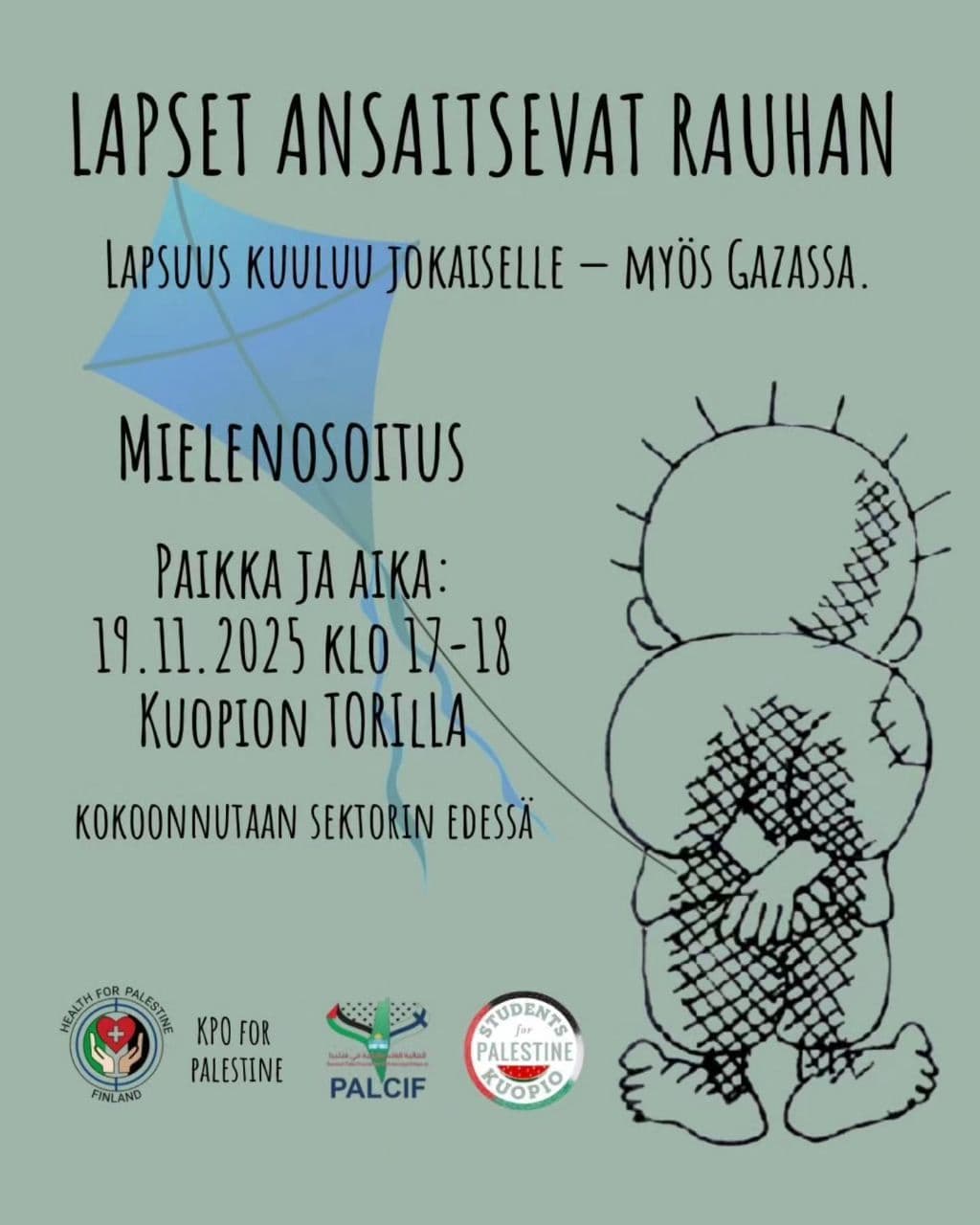 LAPSET ANSAITSEVAT RAUHAN
