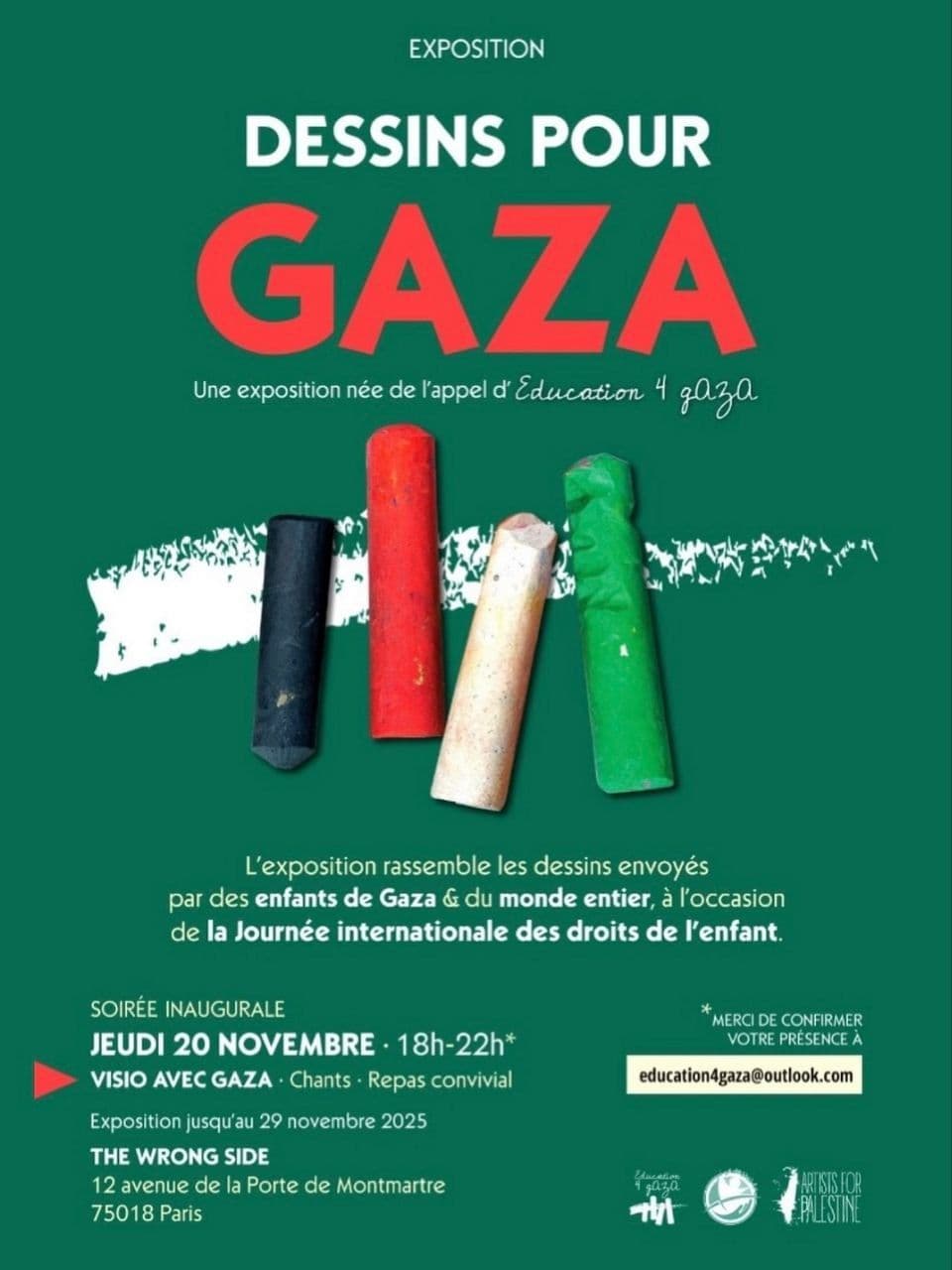 DESSINS POUR GAZA