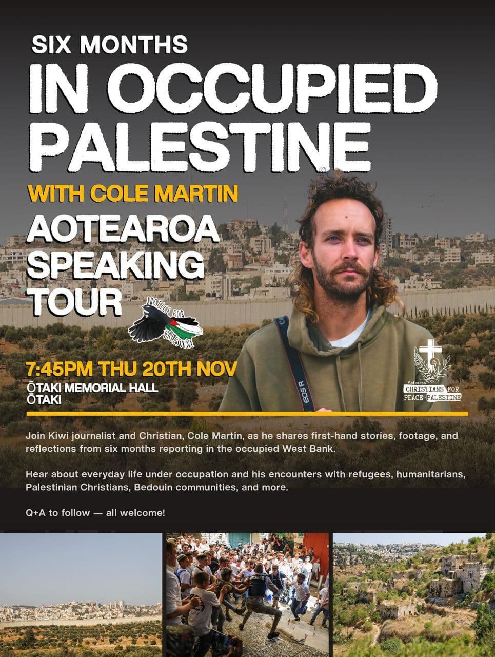 SIX MONTHS IN OCCUPIED PALESTINE