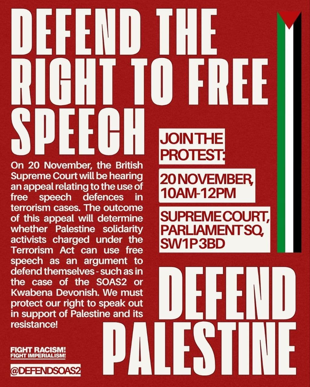 DEFEND THE RIGHT TO FREE SPEECH