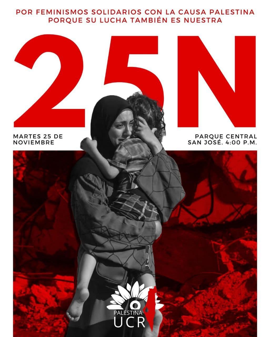 POR FEMINISMOS SOLIDARIOS CON LA CAUSA PALESTINA PORQUE SU LUCHA TAMBIÉN ES NUESTRA