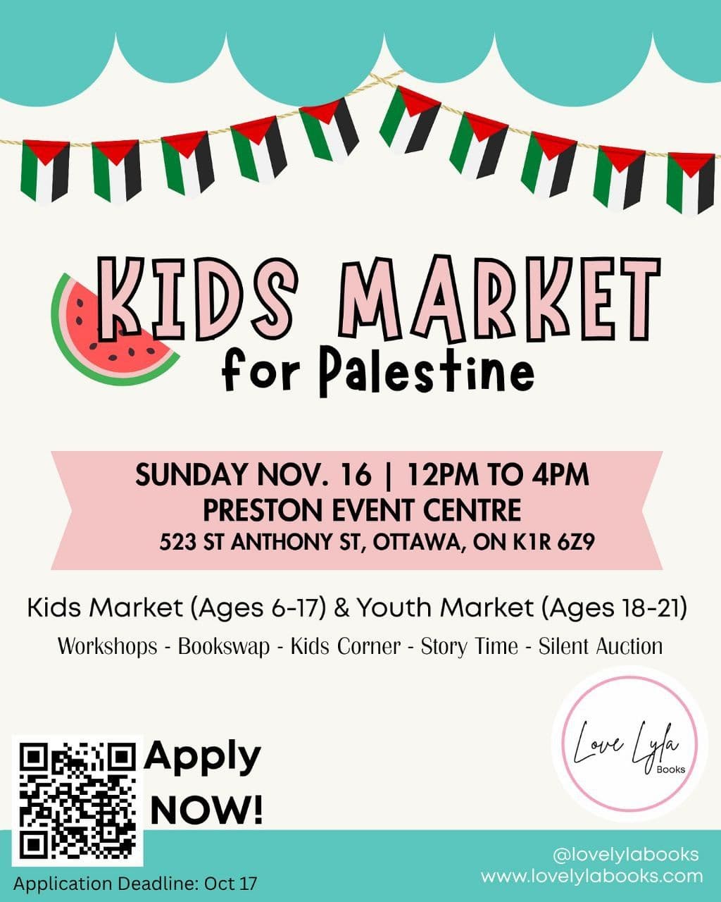 KIDS MARKET for Palestine