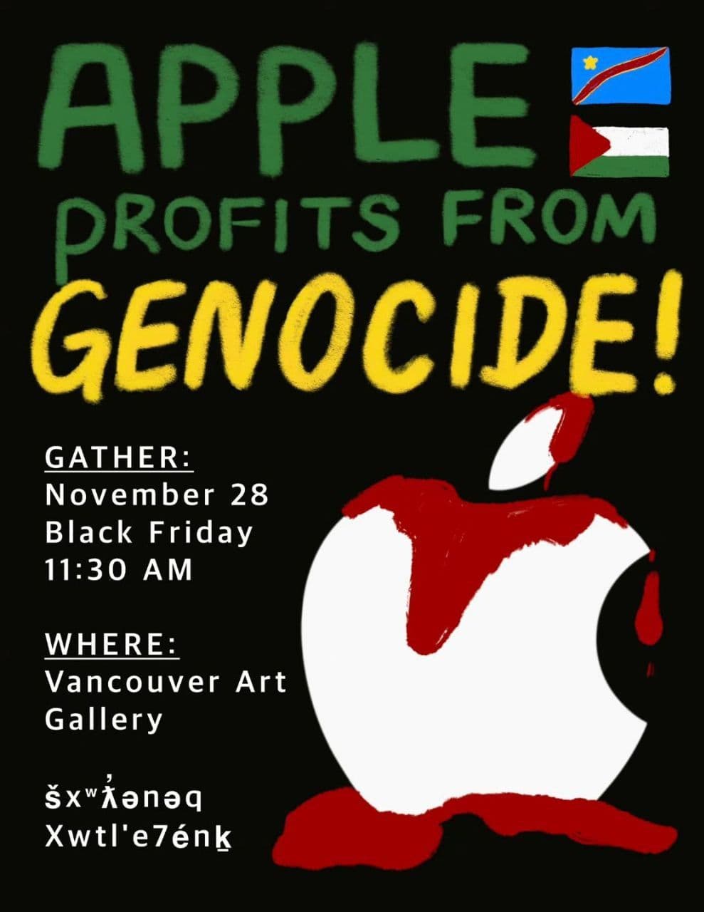 APPLE PROFITS FROM GENOCIDE!