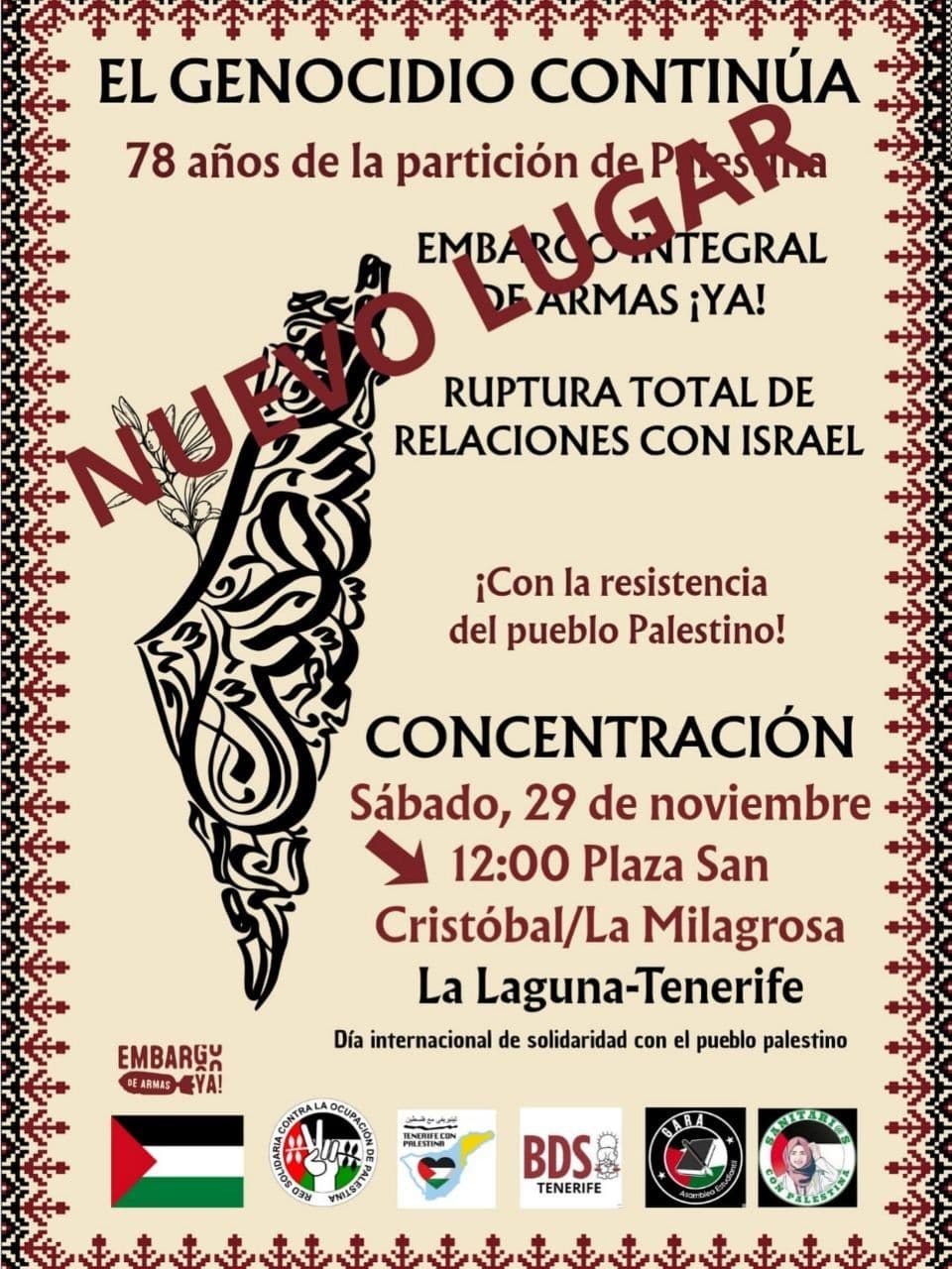 EL GENOCIDIO CONTINÚA / La Laguna