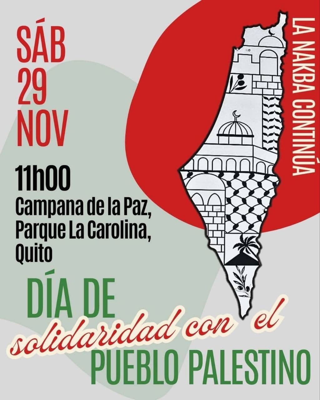 DÍA DE solidaridad con el PUEBLO PALESTINO