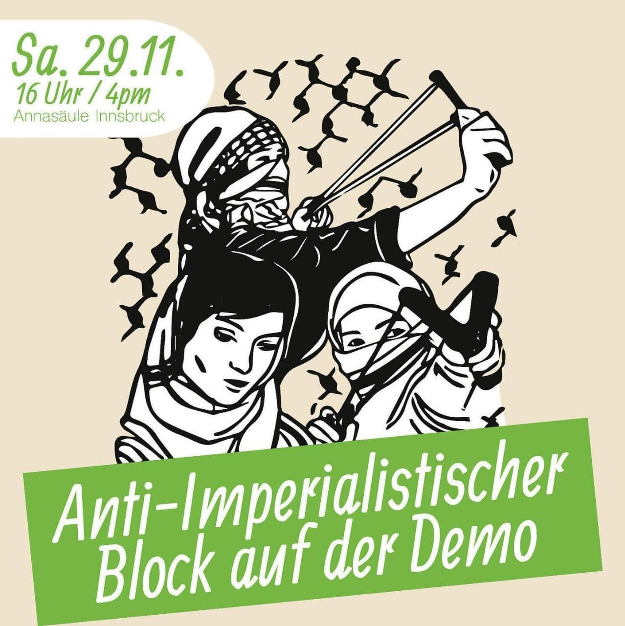 Anti-Imperialistischer Block auf der Demo