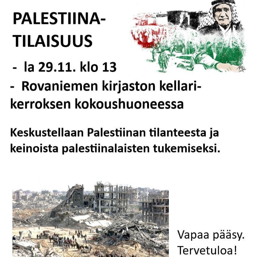 PALESTIINA-TILAISUUS
