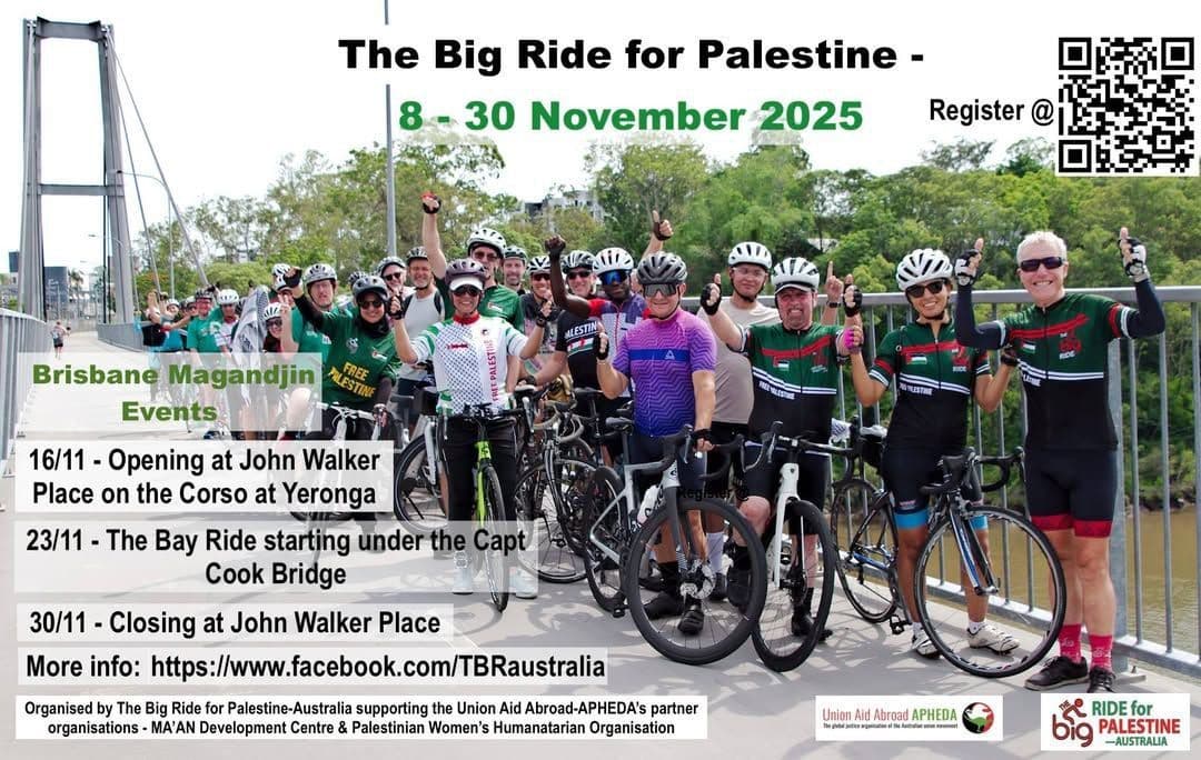 The Big Ride for Palestine - 30 November